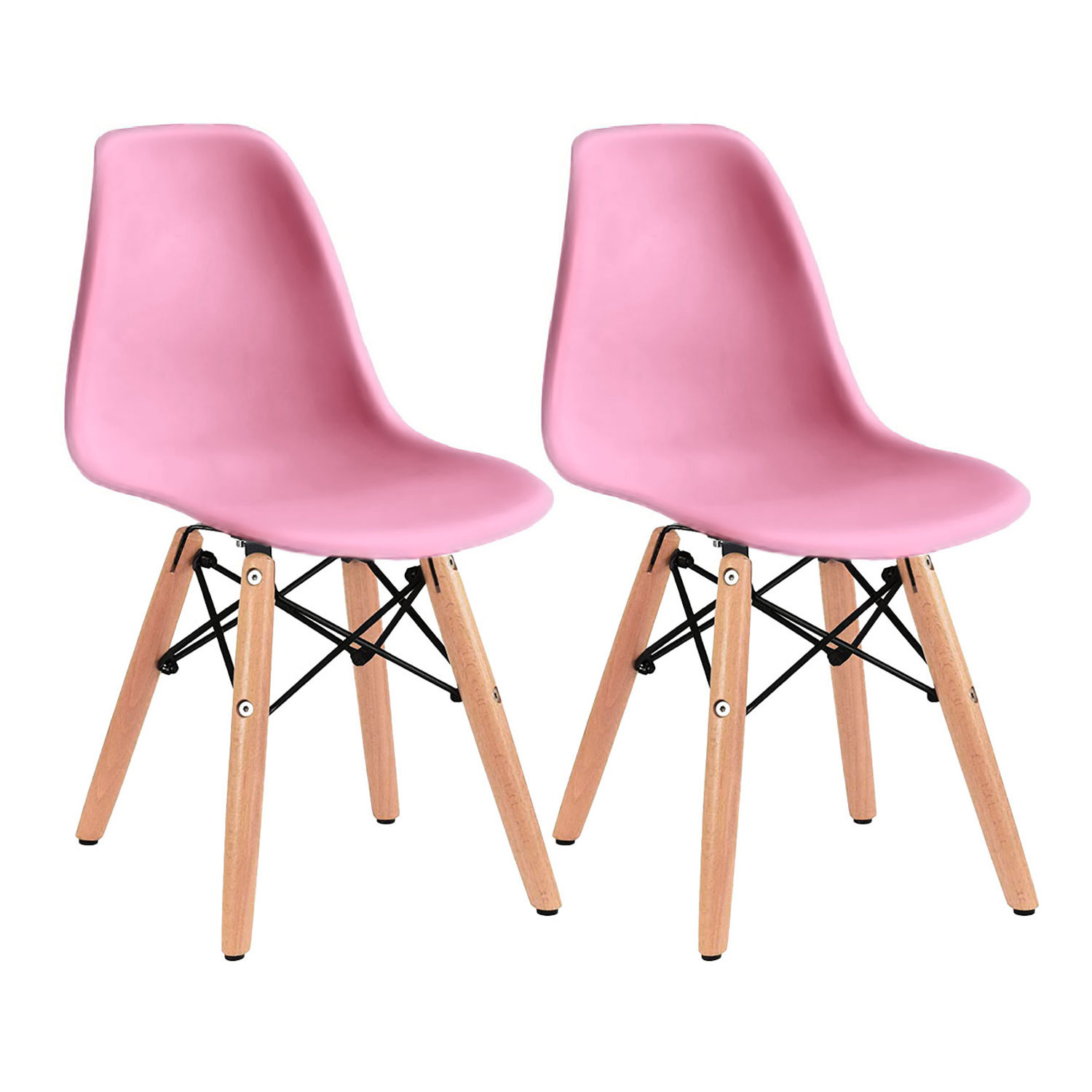 Pack 2 Sillas de Dormitorio Infantiles 35x30.5x57.5cm Thinia Home Mobiliario Infantil 1